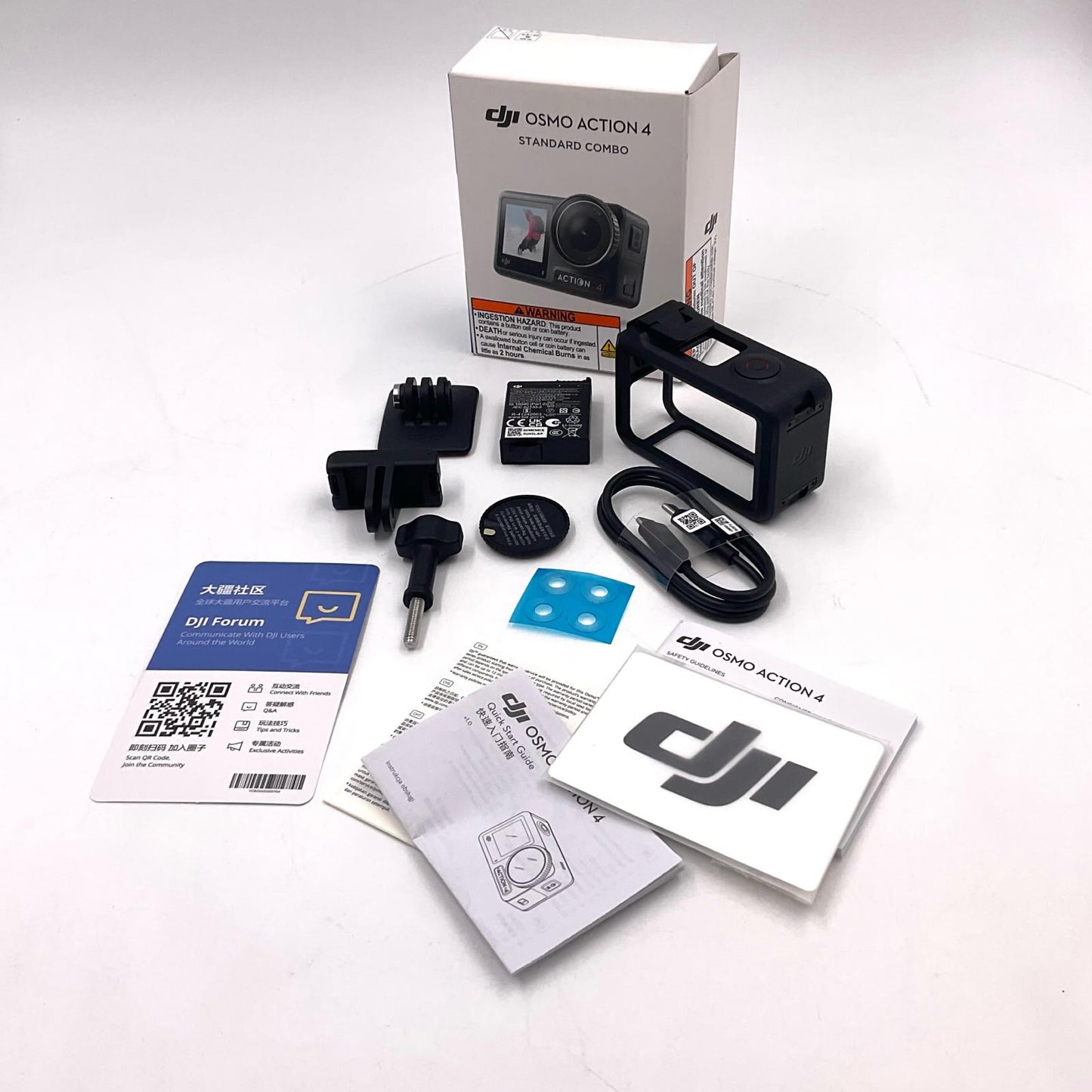 【全額返金保証】【最速発送】DJI OSMO ACTION 4 スタンダードコンボ 超美品 動作確認済