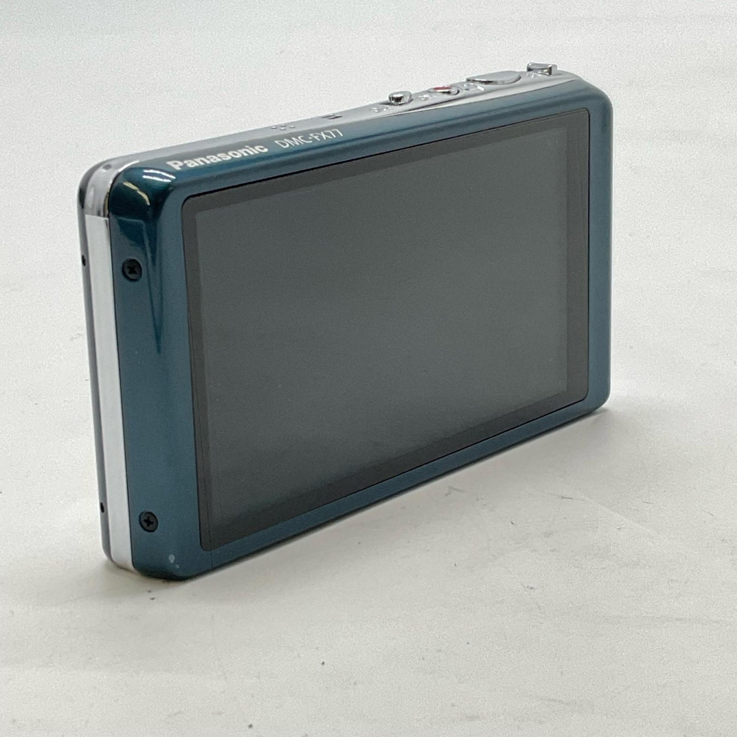 【全額返金保証】【最速発送】Panasonic コンパクトデジタルカメラ LUMIX DMC-FX77-A [スエードブルー] 動作確認済