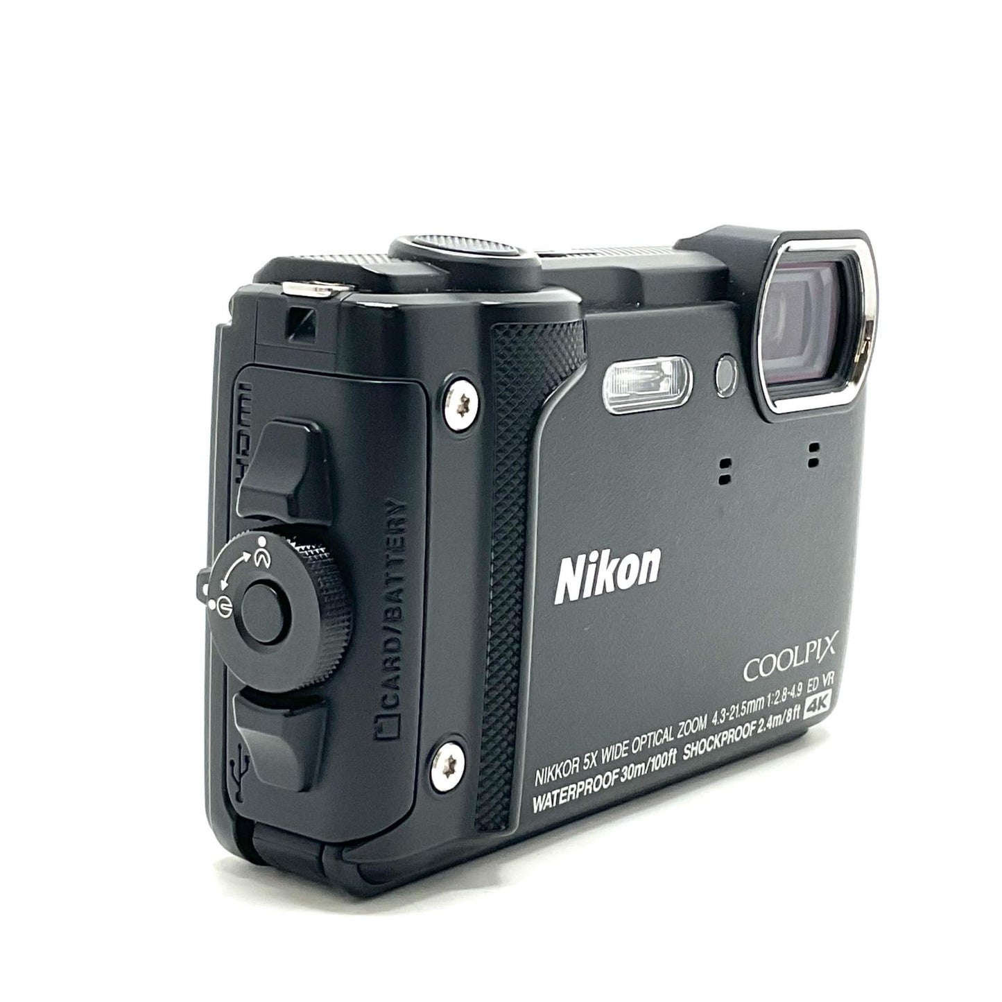 【全額返金保証】【最速発送】Nikon コンパクトデジタルカメラ COOLPIX W300 [ブラック] 美品 動作確認済