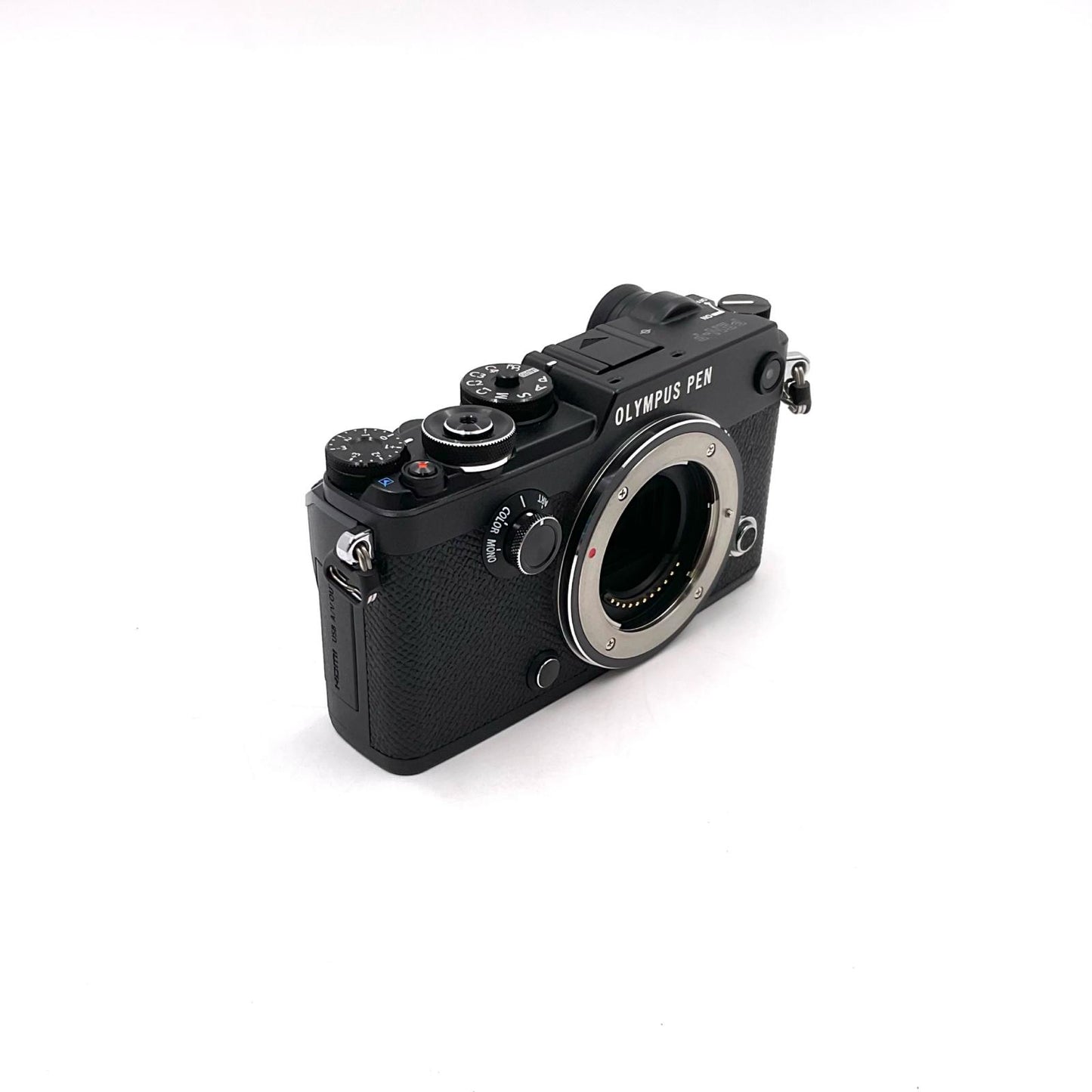 【全額返金保証】【最速発送】OLYMPUS デジタル一眼 PEN-F ボディ ブラック 美品 動作確認済