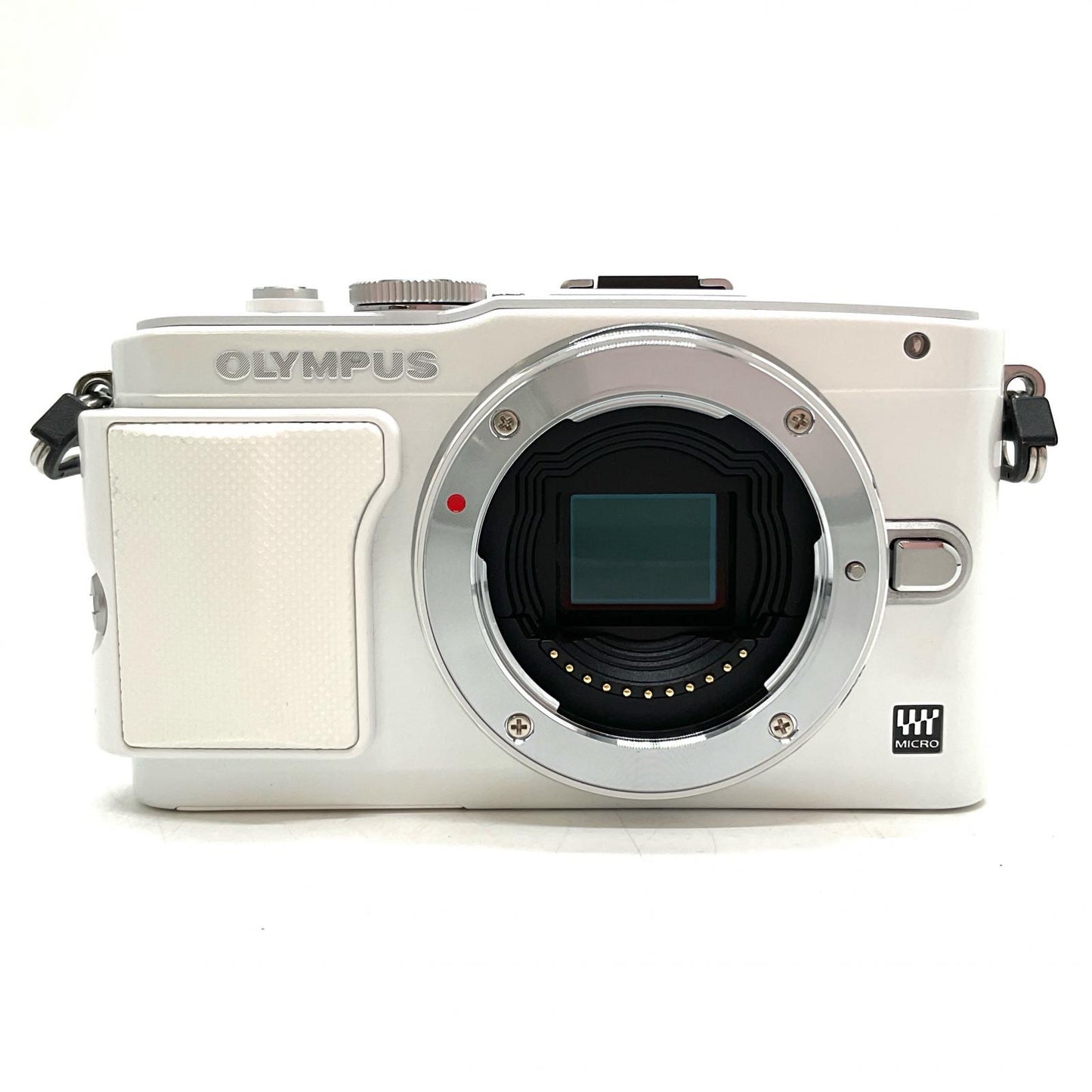 【全額返金保証】【最速発送】OLYMPUS デジタル一眼 OLYMPUS PEN Lite E-PL6 EZ ダブルズームキット ホワイト 美品 動作確認済
