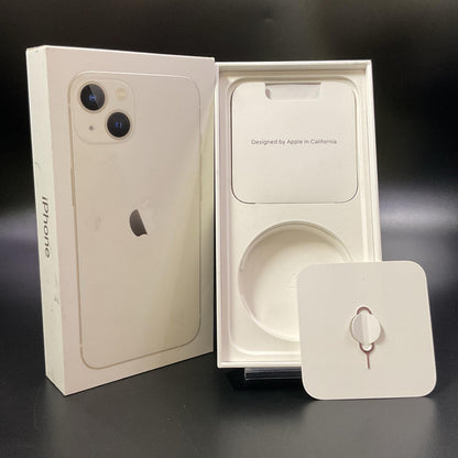 【全額返金保証】【最速発送】Apple iPhone iPhone 13 128GB スターライト docomo SIMフリー 白ロム 動作確認済 79%