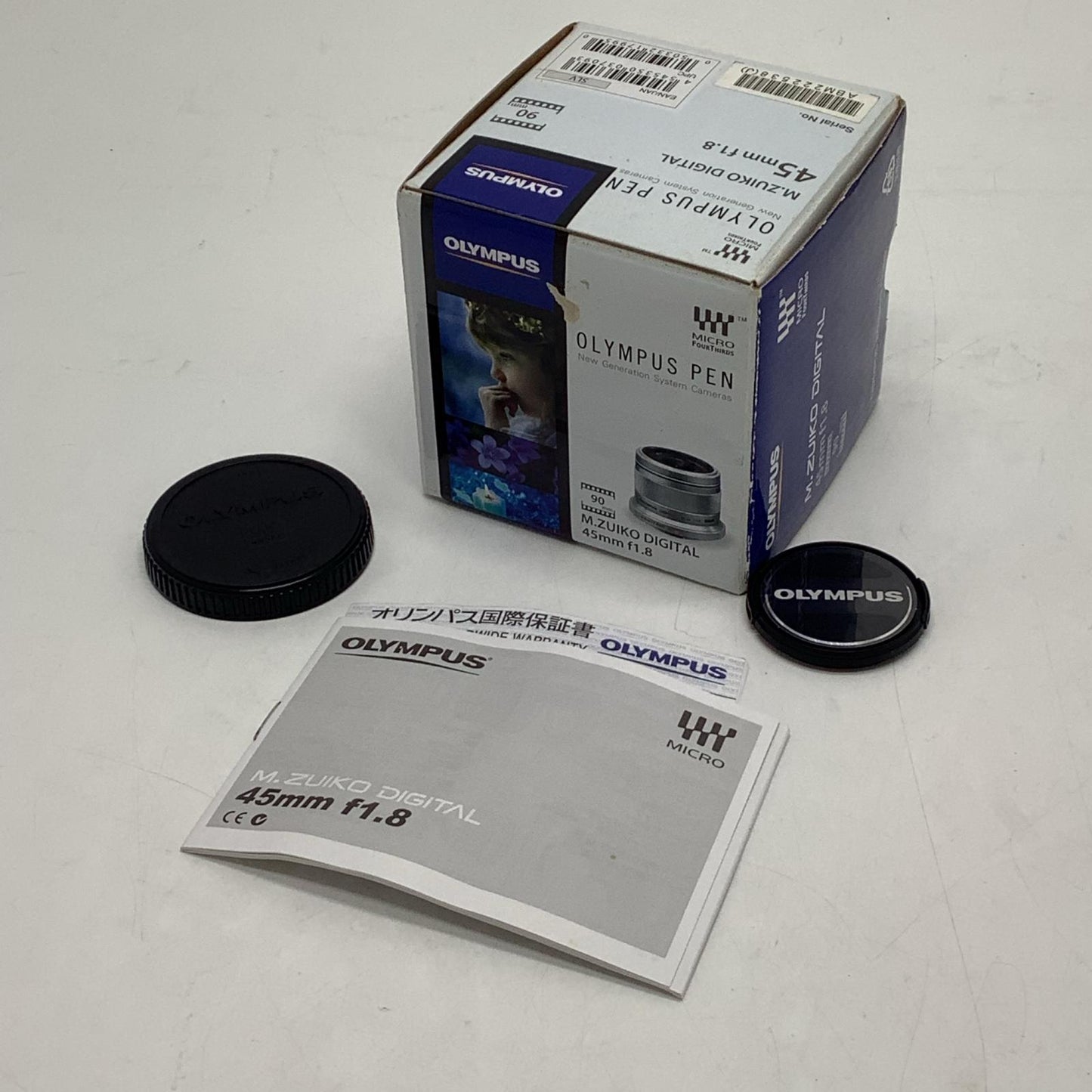 【全額返金保証】【最速発送】OLYMPUS M.ZUIKO DIGITAL 45mm F1.8 [シルバー] 美品 動作確認済