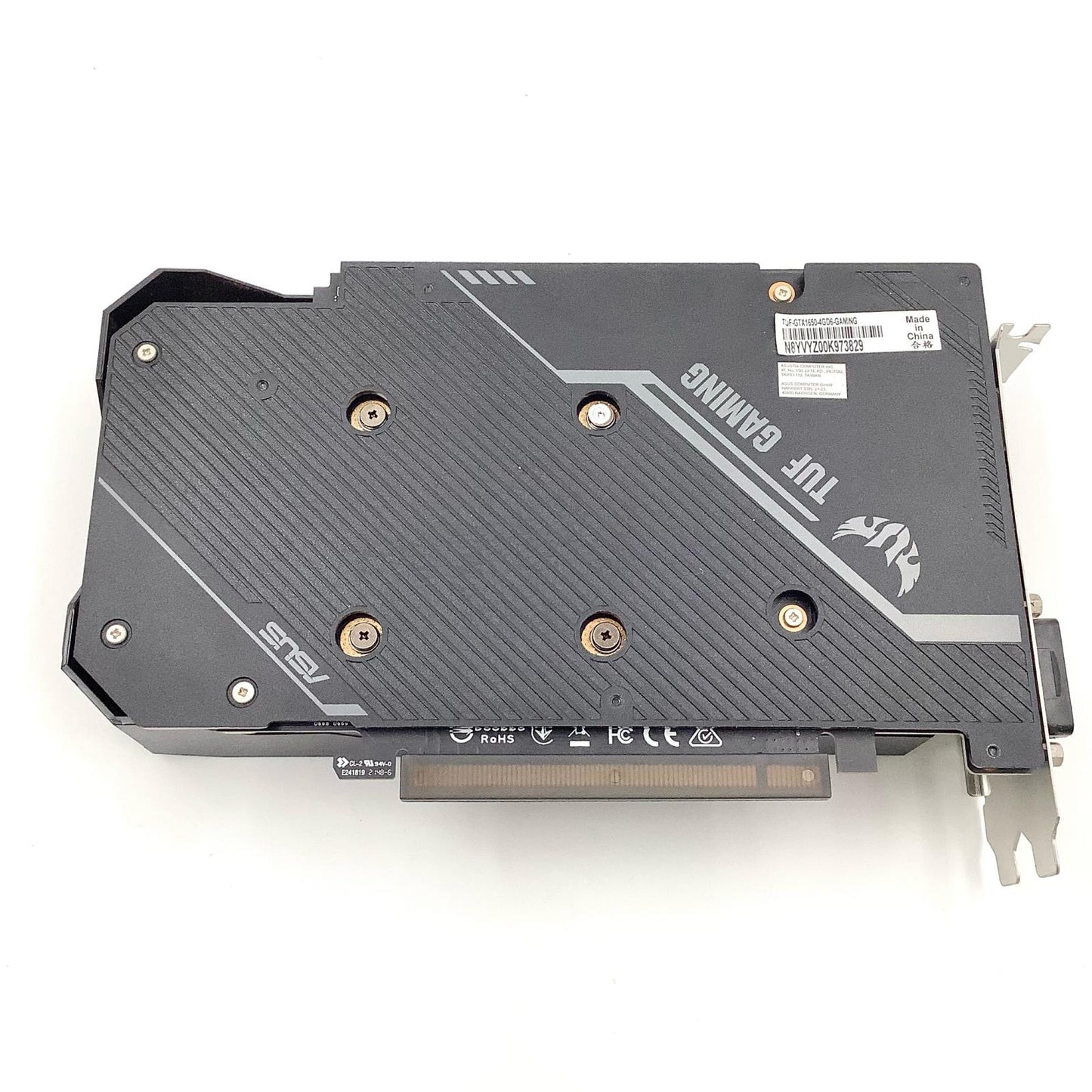 【全額返金保証】【最速発送】ASUS グラフィックボード TUF-GTX1660-4GD6-GAMING 美品 動作確認済