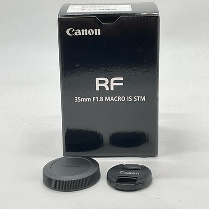 【全額返金保証】【最速発送】Canon RF35mm F1.8 マクロ IS STM 超美品 動作確認済