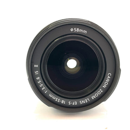 【全額返金保証】【最速発送】Canon EF-S18-55mm F3.5-5.6 IS II 美品 動作確認済