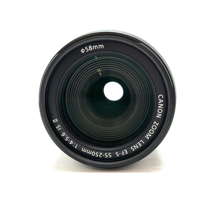 【全額返金保証】【最速発送】Canon EF-S55-250mm F4-5.6 IS II 美品 動作確認済