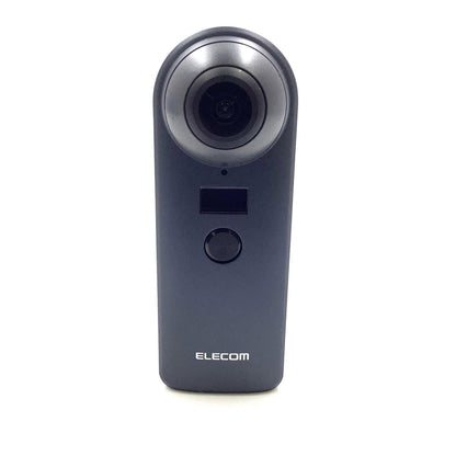 【全額返金保証】【最速発送】ELECOM コンパクトデジタルカメラ OCAM-VRW01BK 美品 動作確認済