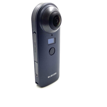 【全額返金保証】【最速発送】ELECOM コンパクトデジタルカメラ OCAM-VRW01BK 美品 動作確認済