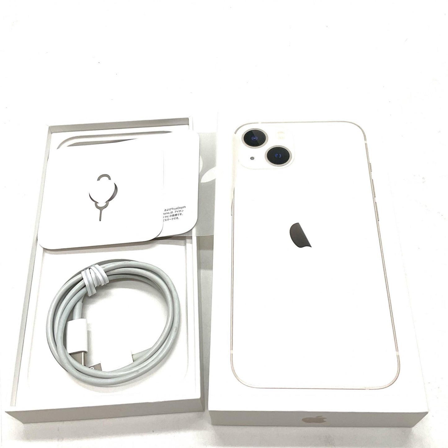 【全額返金保証】【最速発送】Apple iPhone iPhone 13 128GB スターライト docomo 白ロム 動作確認済 75%