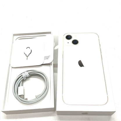 【全額返金保証】【最速発送】Apple iPhone iPhone 13 128GB スターライト docomo 白ロム 動作確認済 75%