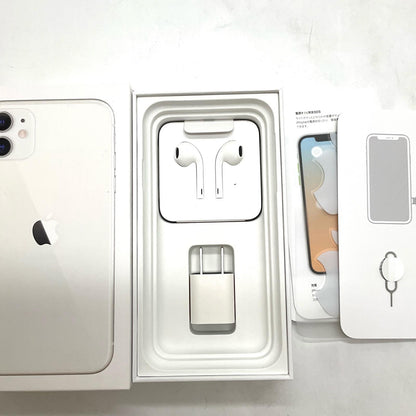 【全額返金保証】【最速発送】Apple iPhone iPhone 11 128GB ホワイト SIMフリー 白ロム 動作確認済 78%