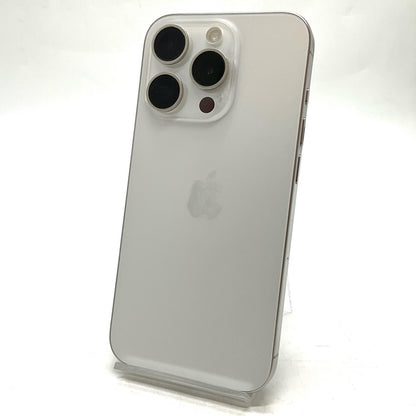 【全額返金保証】【最速発送】Apple iPhone iPhone 15 Pro 256GB ホワイトチタニウム SIMフリー 白ロム 美品 動作確認済 82%