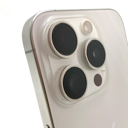 【全額返金保証】【最速発送】Apple iPhone iPhone 15 Pro 256GB ホワイトチタニウム SIMフリー 白ロム 美品 動作確認済 82%