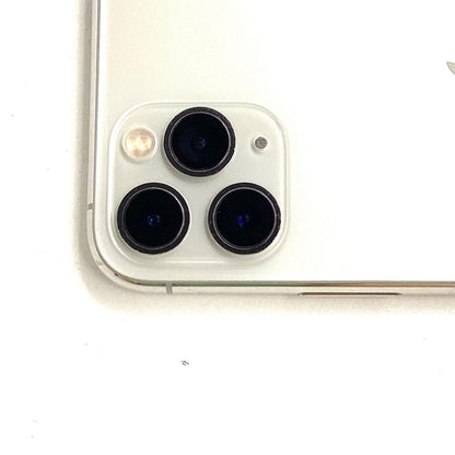 【最速発送】Apple iPhone iPhone 11 Pro 256GB シルバー au 白ロム【難有】