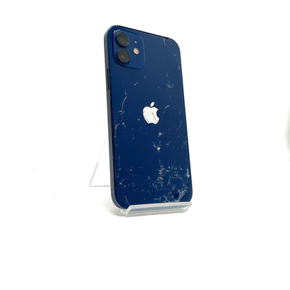 【最速発送】Apple iPhone iPhone 12 64GB ブルー au 白ロム【難有】 80%