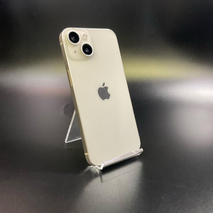 【全額返金保証】【最速発送】Apple iPhone iPhone 14 128GB スターライト docomo 白ロム 動作確認済 84%