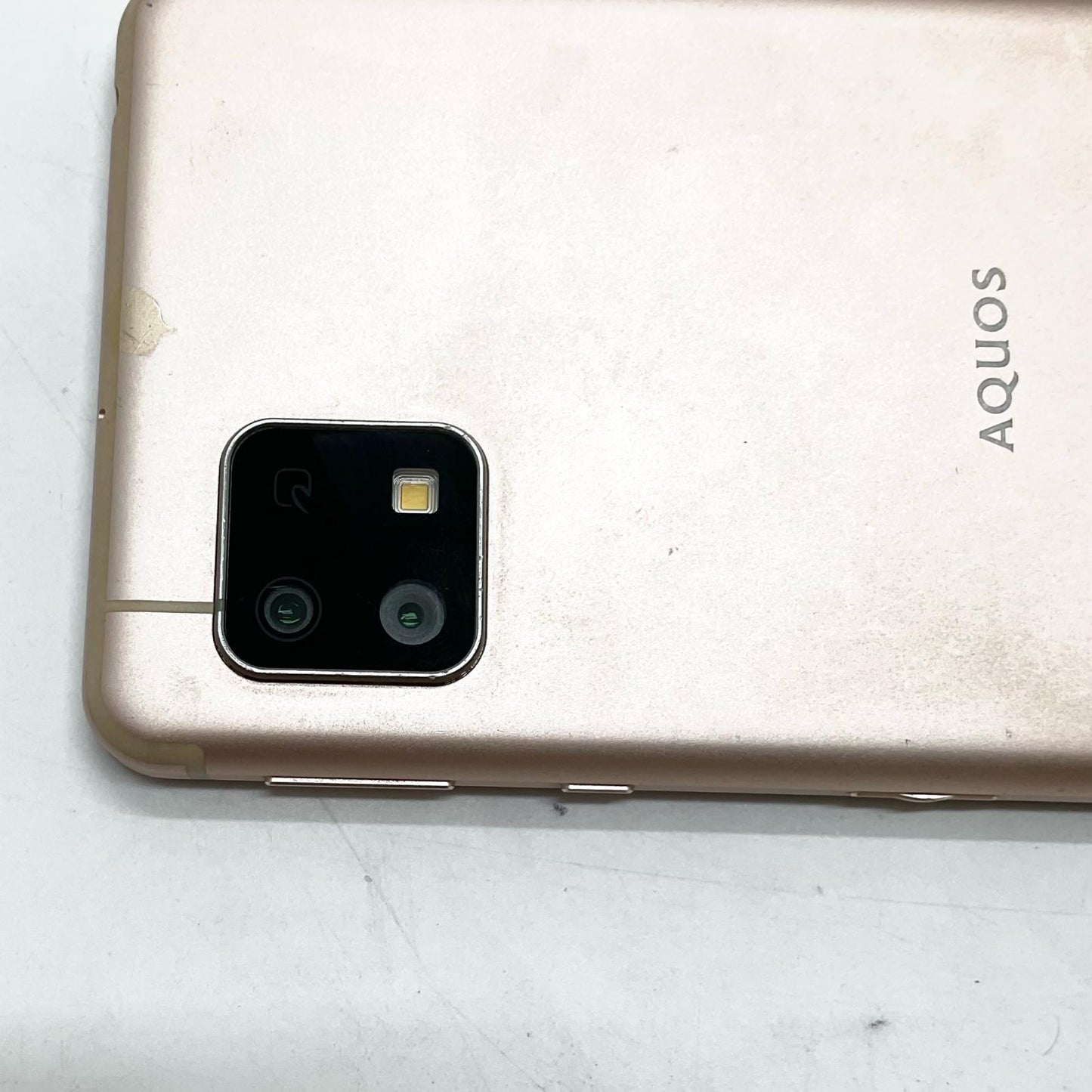 【全額返金保証】【最速発送】SHARP AQUOS sense4 basic 64GB Softbank SIMフリー A003SH 白ロム 動作確認済
