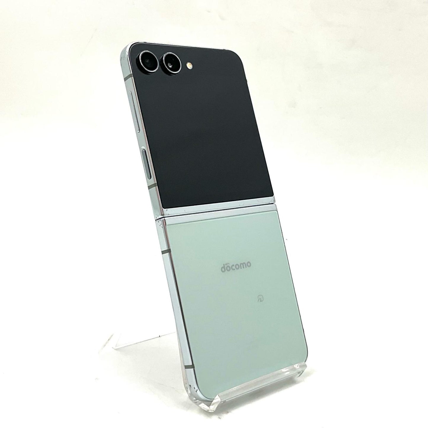 【最速発送】SAMSUNG Galaxy Galaxy Z Flip5 256GB ミント docomo SIMフリー SC-54D 白ロム【難有】