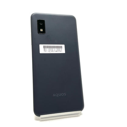 【全額返金保証】【最速発送】SHARP AQUOS wish3 64GB ブラック Softbank SIMフリー A303SH 動作確認済