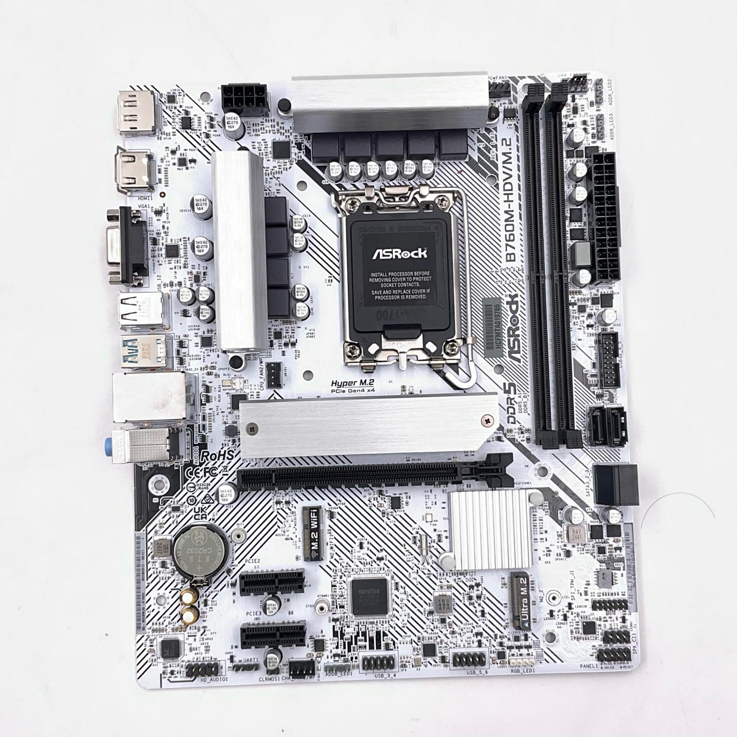 【全額返金保証】【最速発送】ASRock マザーボード B760M-HDV/M.2 超美品 動作確認済