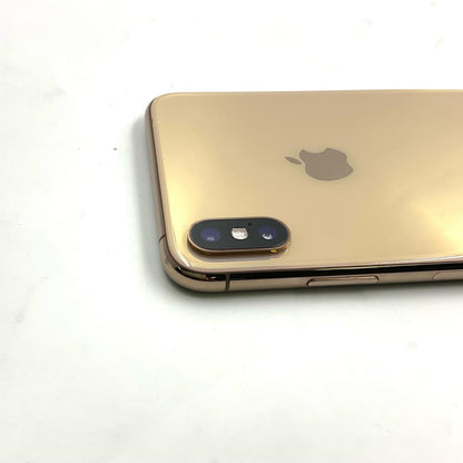 【最速発送】Apple iPhone iPhone XS Max 256GB ゴールド au 白ロム【難有】 77%