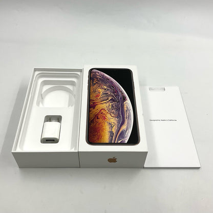 【最速発送】Apple iPhone iPhone XS Max 256GB ゴールド au 白ロム【難有】 77%