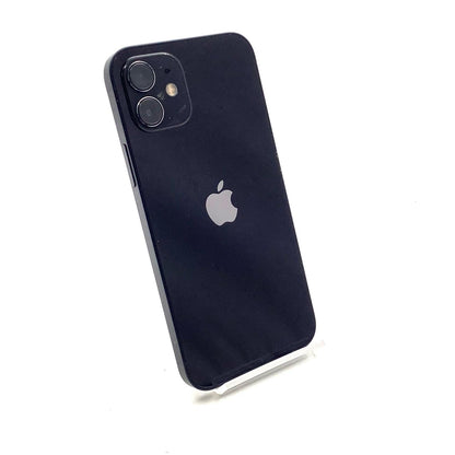 【全額返金保証】【最速発送】Apple iPhone iPhone 12 64GB ブラック au 白ロム 動作確認済 86%