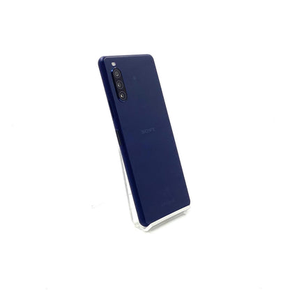 【全額返金保証】【最速発送】Sony Xperia 10 Ⅱ 128GB ブルー SIMフリー XQ-AU52 白ロム 美品 動作確認済