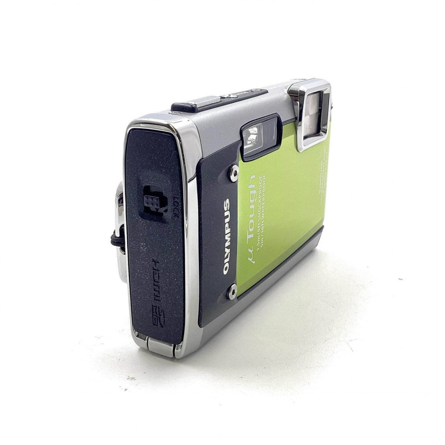 【全額返金保証】【最速発送】OLYMPUS コンパクトデジタルカメラ μTOUGH-6020 [グリーン] 美品 動作確認済