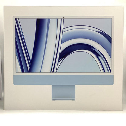 【全額返金保証】【最速発送】Apple iMac 24インチ M3 8コア 16GB SSD 1TB ブルー 美品 動作確認済