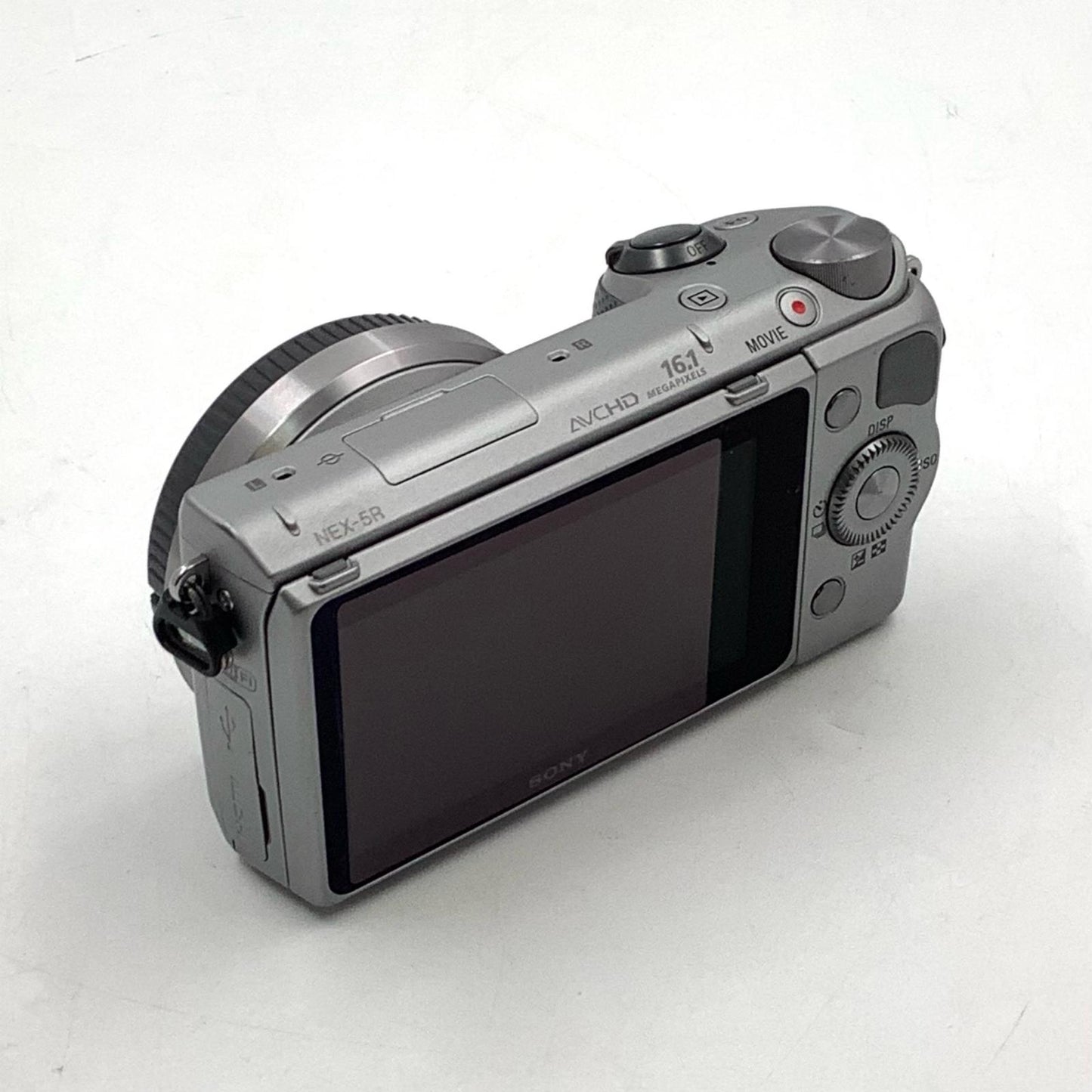 【全額返金保証】【最速発送】Sony デジタル一眼 α NEX-5RL パワーズームレンズキット シルバー 動作確認済