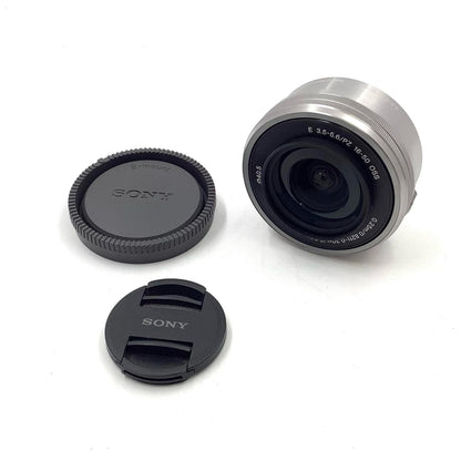【全額返金保証】【最速発送】Sony デジタル一眼 α NEX-5RL パワーズームレンズキット シルバー 動作確認済