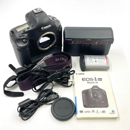 【全額返金保証】【最速発送】Canon デジタル一眼 EOS-1Ds Mark III ボディ ブラック 動作確認済