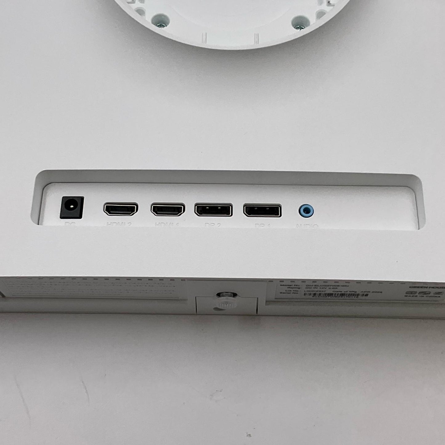 【全額返金保証】【最速発送】GREEN HOUSE GH-ELCG27WB-WH 27インチ 超美品 動作確認済