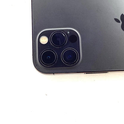 【全額返金保証】【最速発送】Apple iPhone iPhone 12 Pro 128GB グラファイト au 白ロム 動作確認済 90%