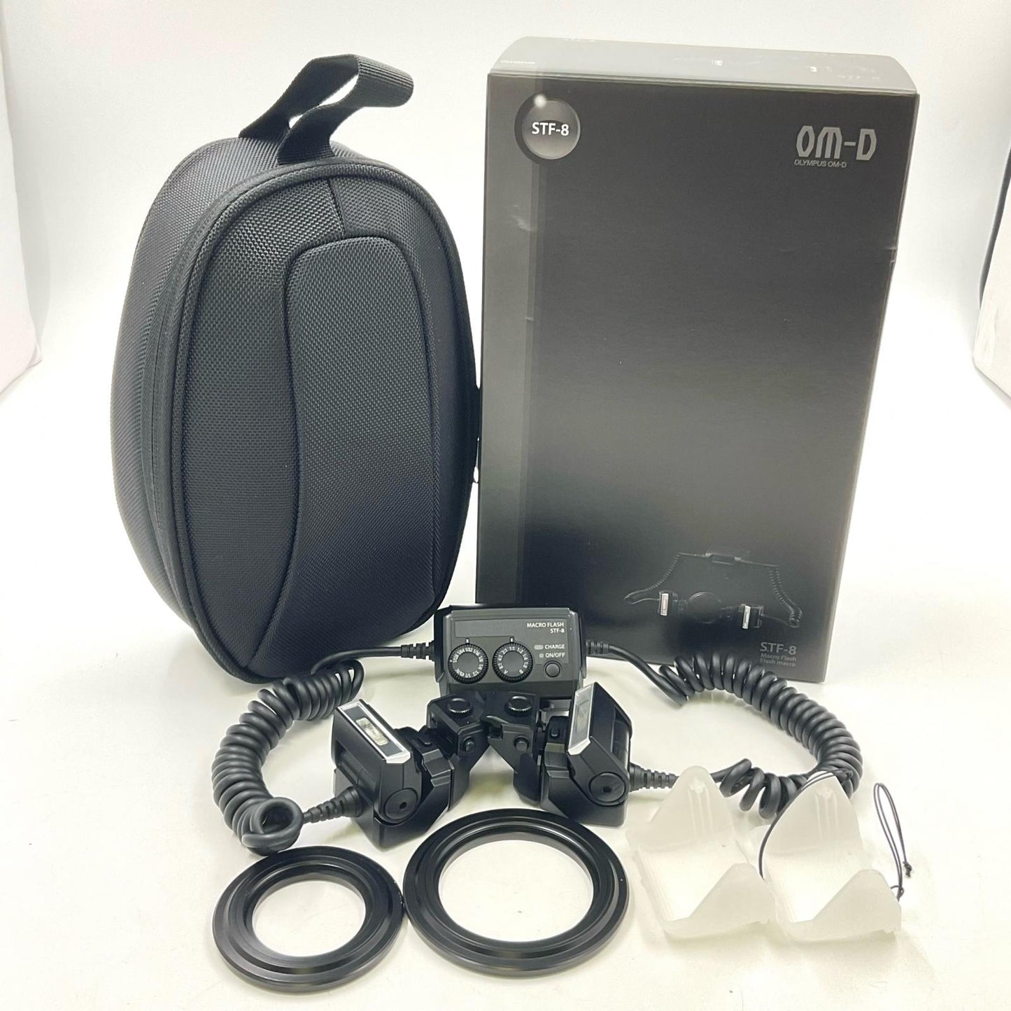 【全額返金保証】【最速発送】OLYMPUS STF-8 Macro Flash 美品 動作確認済
