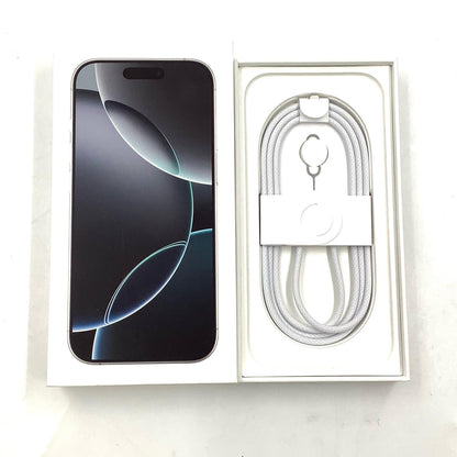 【全額返金保証】【最速発送】Apple iPhone iPhone 16 Pro 256GB ホワイトチタニウム SIMフリー 美品 動作確認済 90%