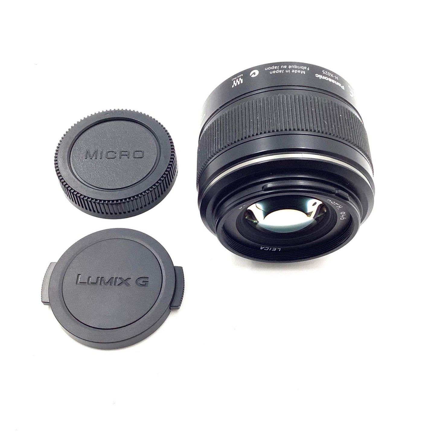 【全額返金保証】【最速発送】Panasonic LEICA DG SUMMILUX 25mm/F1.4 ASPH. H-X025 美品 動作確認済