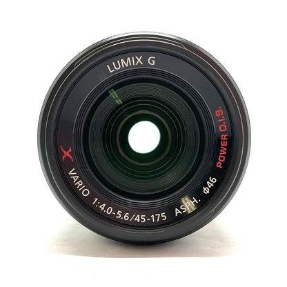 【全額返金保証】【最速発送】Panasonic LUMIX G X VARIO PZ 45-175mm/F4.0-5.6 ASPH./ POWER O.I.S. H-PS45175-K [ブラック] 超美品 動作確認済