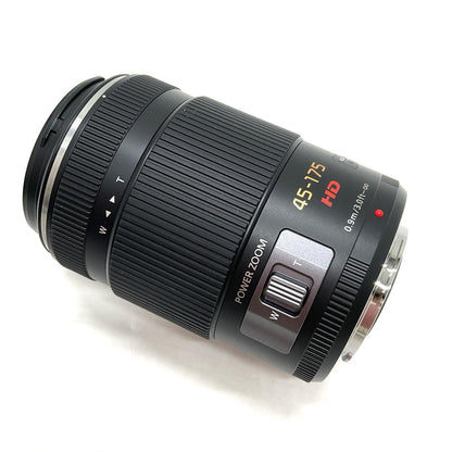 【全額返金保証】【最速発送】Panasonic LUMIX G X VARIO PZ 45-175mm/F4.0-5.6 ASPH./ POWER O.I.S. H-PS45175-K [ブラック] 超美品 動作確認済