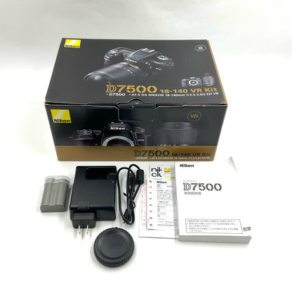 【全額返金保証】【最速発送】Nikon デジタル一眼 D7500 ボディ ブラック 美品 動作確認済