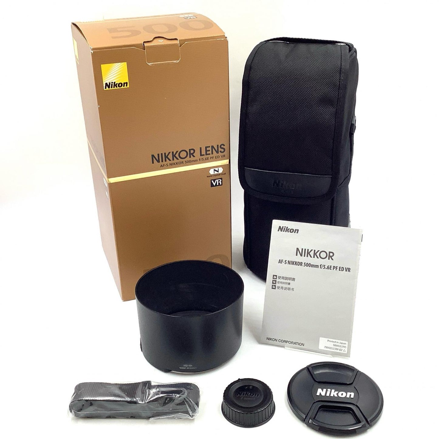 【全額返金保証】【最速発送】Nikon AF-S NIKKOR 500mm f/5.6E PF ED VR 美品 動作確認済