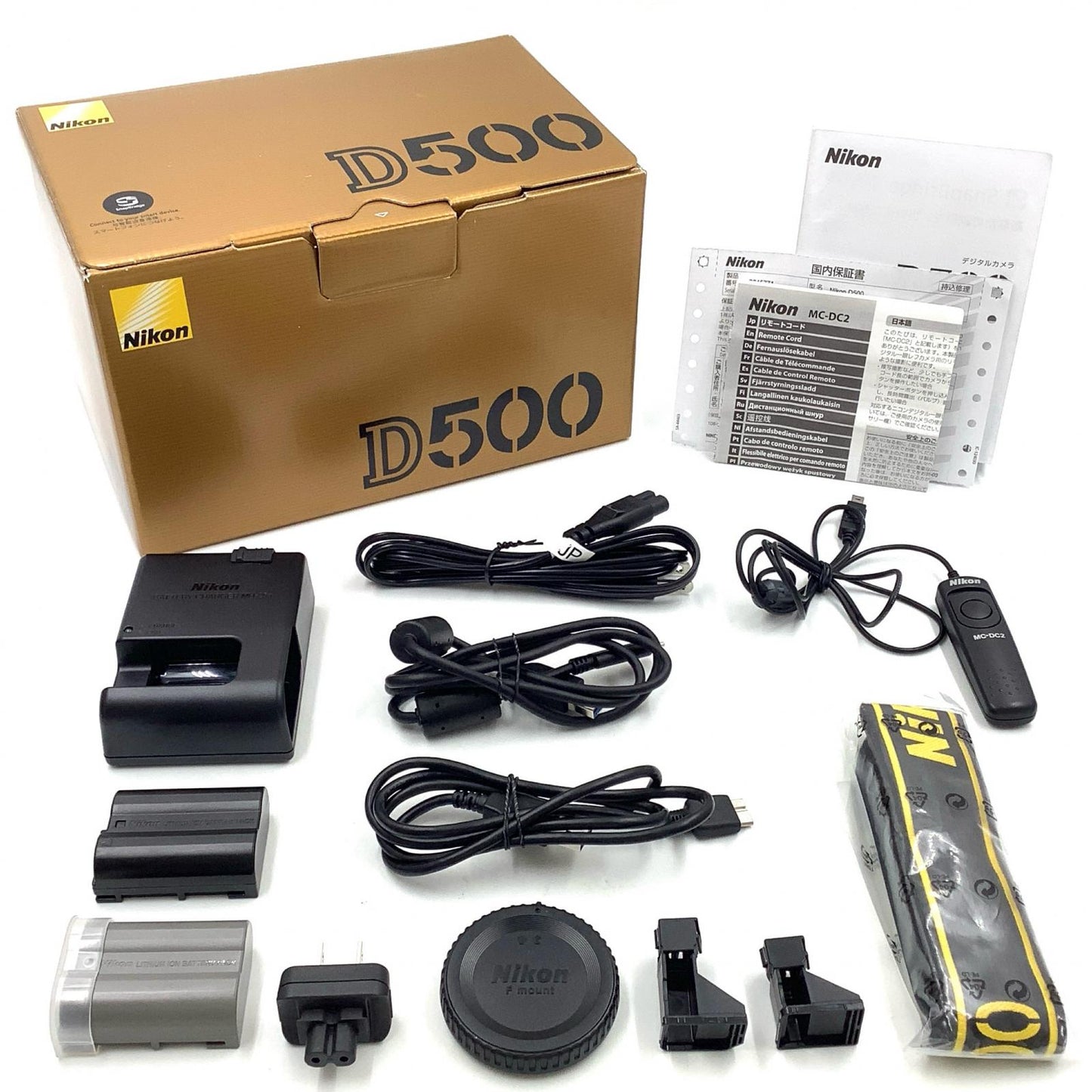 【全額返金保証】【最速発送】Nikon デジタル一眼 D500 ボディ ブラック 美品 動作確認済