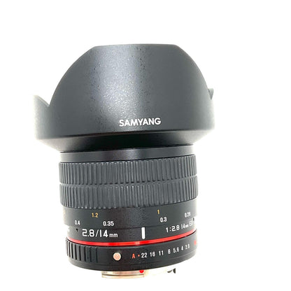【全額返金保証】【最速発送】SAMYANG 14mm F2.8 IF ED UMC Aspherical [ペンタックス用] 動作確認済