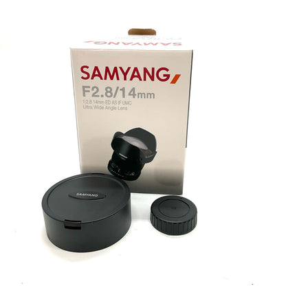 【全額返金保証】【最速発送】SAMYANG 14mm F2.8 IF ED UMC Aspherical [ペンタックス用] 動作確認済