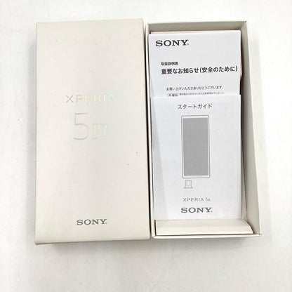 【最速発送】Sony Xperia 5IV 128GB ブラック 楽天モバイル SIMフリー XQ-CQ44 白ロム【難有】