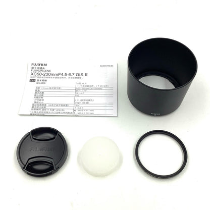 【全額返金保証】【最速発送】FUJIFILM フジノンレンズ XC50-230mmF4.5-6.7 OIS II [ブラック] 美品 動作確認済