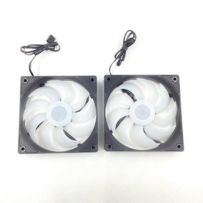 【全額返金保証】【最速発送】SCYTHE ファン ワンダースネイル 120 PWM 2400回転モデルＸ２点セット WS1225FD24-P 美品 動作確認済