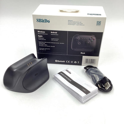 【全額返金保証】【最速発送】8BitDo 8BitDo Ultimate 2.4G Wireless Controllerブラック 美品 動作確認済
